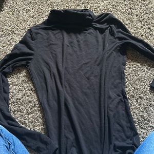 Black turtle neck long sleeve